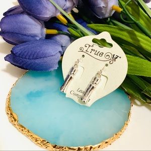 🌹Vintage True bamboos shape silver earring